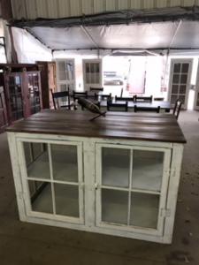 Primitive-style kitchen island furniture
