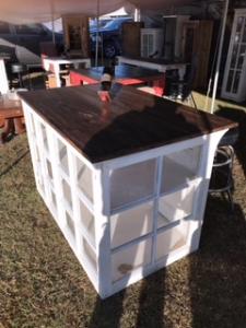 Primitive-style kitchen island furniture