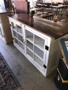 Primitive-style buffet furniture