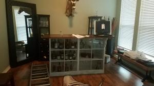 Primitive-style kitchen island furniture