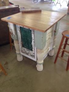 Primitive-style kitchen island furniture