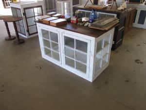 Primitive-style kitchen island furniture