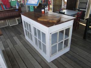 Primitive-style kitchen island furniture