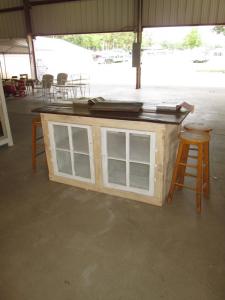 Primitive-style kitchen island furniture
