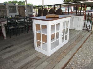 Primitive-style kitchen island furniture
