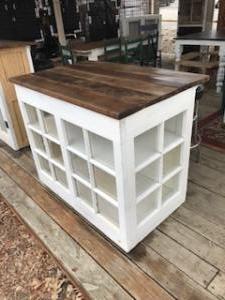 Primitive-style kitchen island furniture